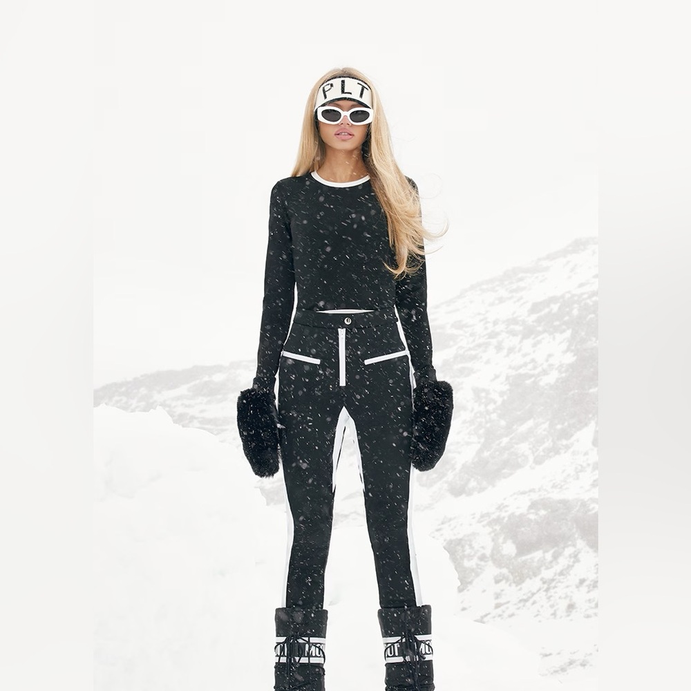 PLTSKI Black scuba pant and top-selling as a set only!